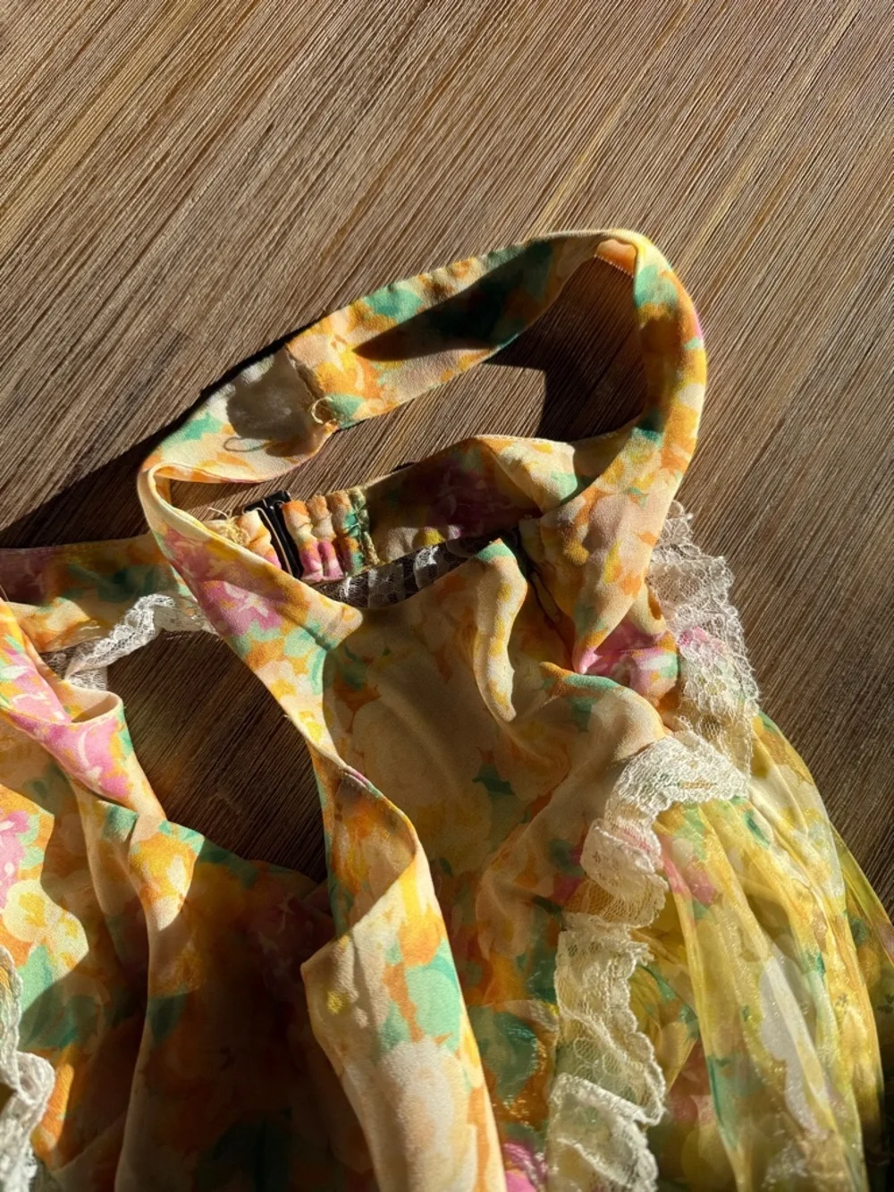 For Love & Lemon Vikki Sheer Maxi Dress - Picture 8 of 8